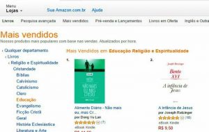 Alimento Diário é o mais vendido da categoria no Amazon.com.br