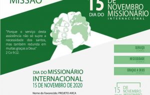 DIA DO MISSIONÁRIO INTERNACIONAL
